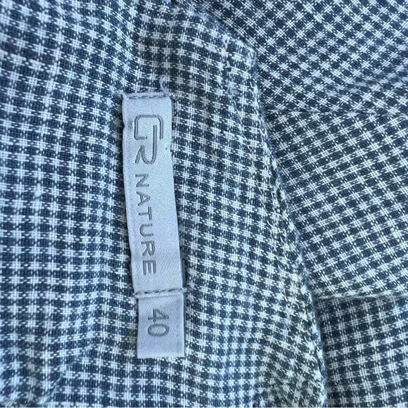 G R NATURE Green Linen Dress Size 40 or US Medium - Picture 10 of 12